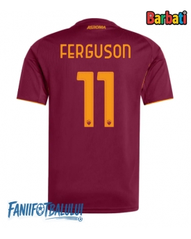 AS Roma Evan Ferguson #11 Tricou Fotbal Replică 2025-26 Barbati Acasa